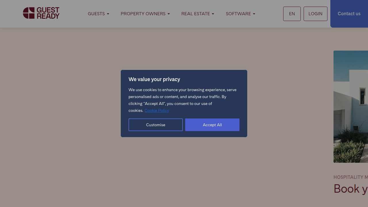 View the GuestReady website, a property management company in Dubai, useful for investors managing rentals remotely.