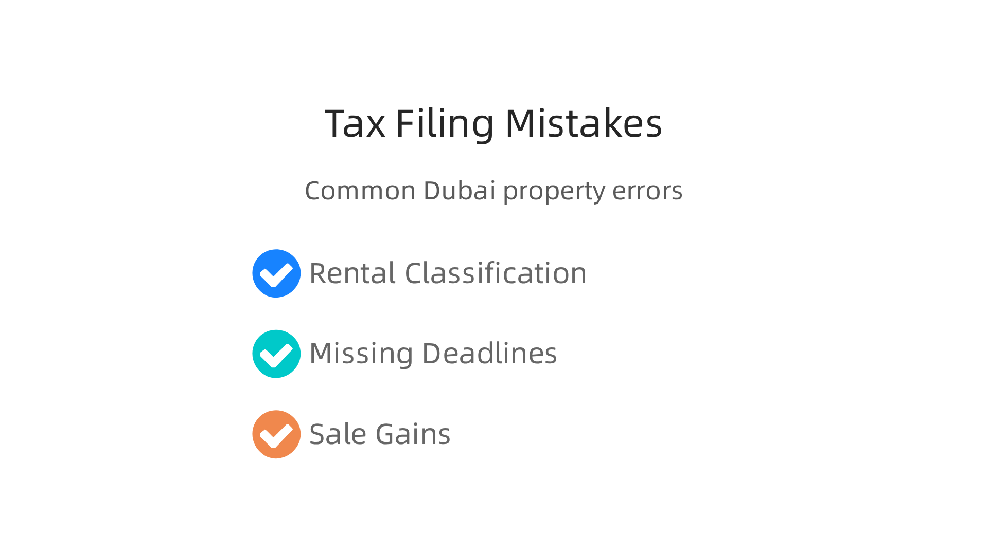Key mistakes property owners make when filing taxes in Dubai and how to effectively avoid them.
