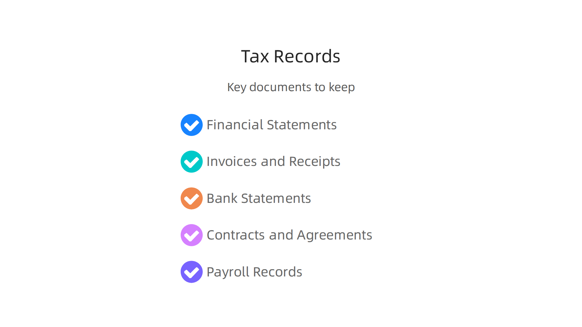 Key documents and records businesses must maintain for UAE Corporate Tax compliance.